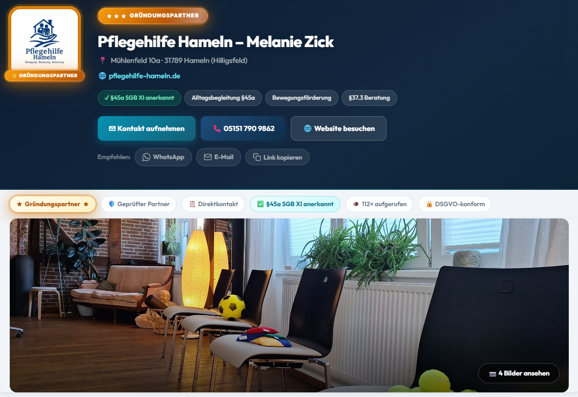 Partner-Profil Screenshot 1