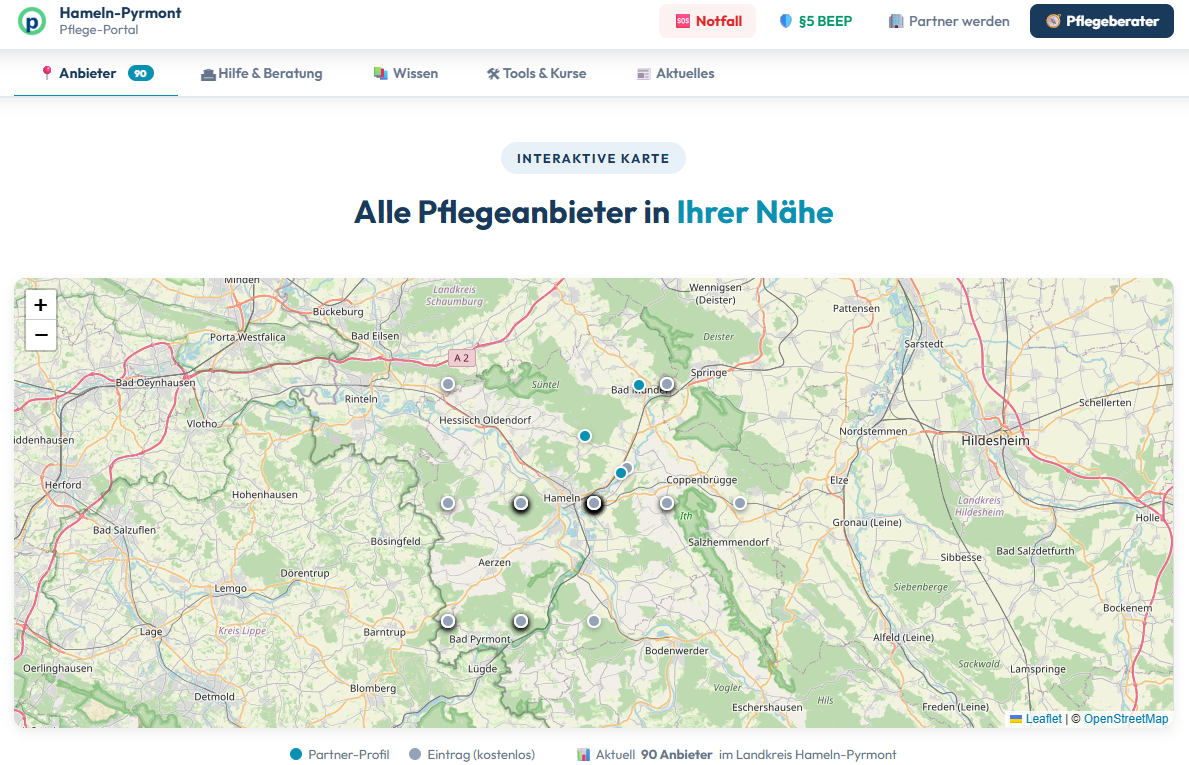 Pflegeportal Screenshot 3